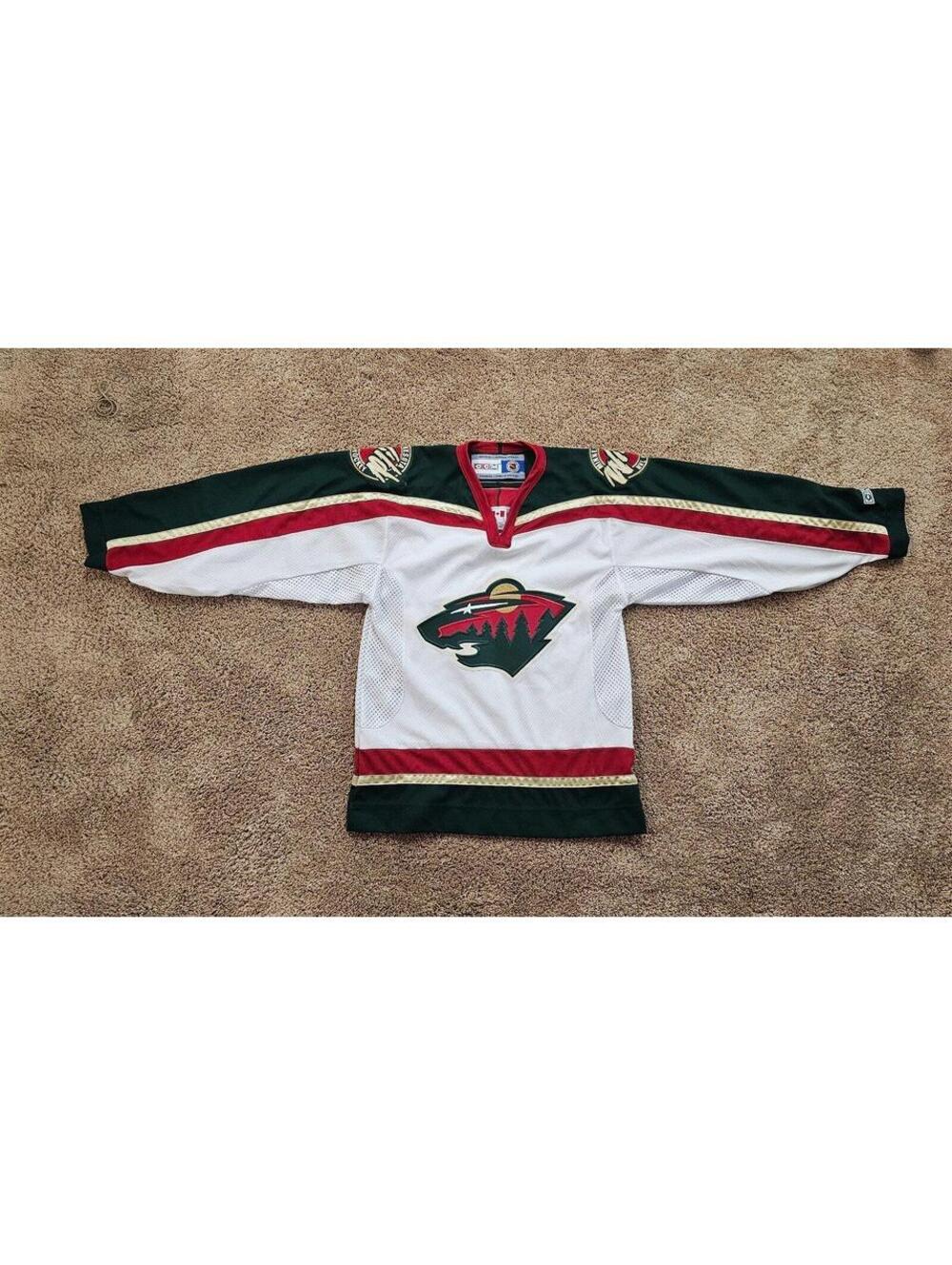 CCM NHL Minnesota Wild Inaugural Embroidered Jersey - Sz Sm